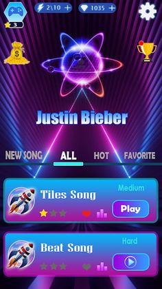 Justien Bieber Tiles Hop - Screenshot 1