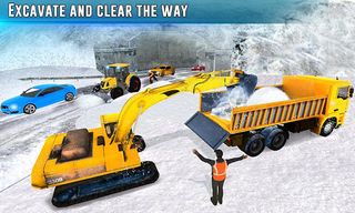 Grand Snow Excavator Sim truck - Screenshot 1
