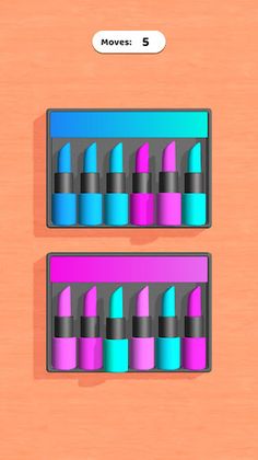 Lipsticks Sort - Screenshot 3