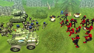 Stickman Tank Battle Simulator - Screenshot 1