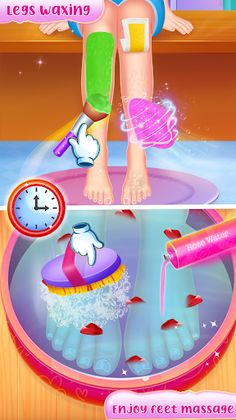 Doll makeup salon girl game - Screenshot 1