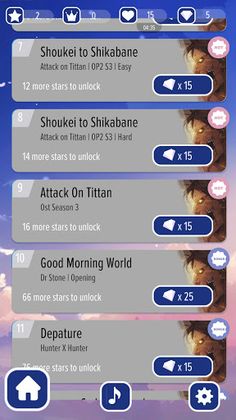 Piano AoT Sasageyo Anime Tiles - Screenshot 3