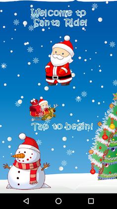 Christmas Santa Ride - Screenshot 1