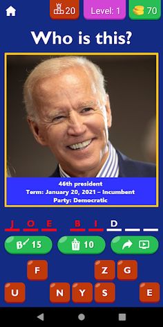 Guess The American President - Screenshot 1