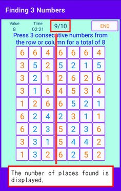 Finding 3 numbers - Screenshot 2