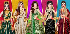 Desi Indian Bride Dressup game - Screenshot 4