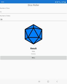 Dice Roller - Screenshot 1