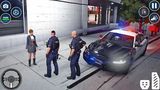 US Police Prado Parking 3D - Screenshot 1