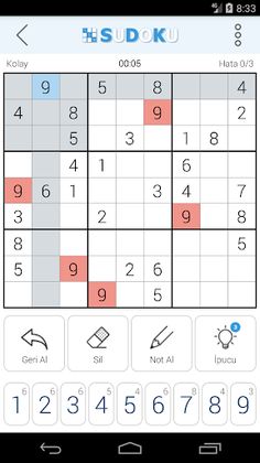 SUDOKU 9X9 - Screenshot 3