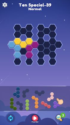 Block Hexa: Basic Puzzle - Screenshot 2
