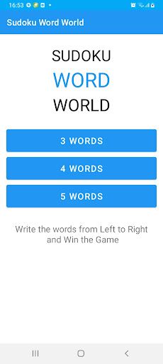 Sudoku Word World - Screenshot 1