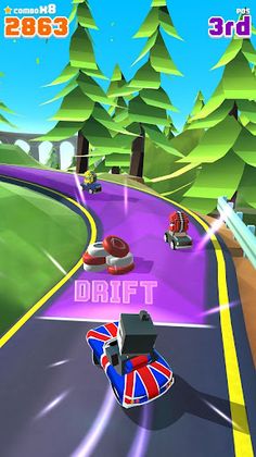 Blocky Racer - Screenshot 2