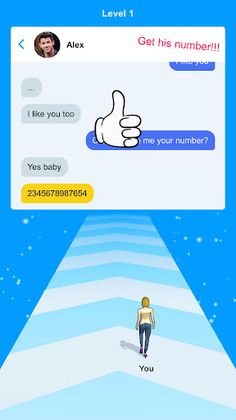 Flirt Texting Run - Screenshot 4