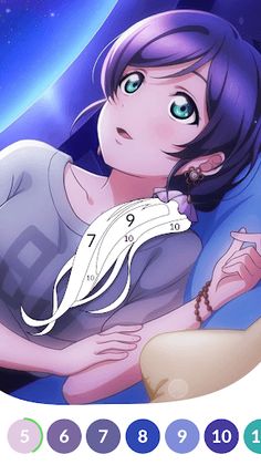 Anime Paint by Number Coloring - Screenshot 1