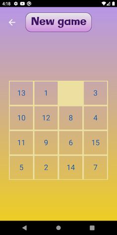 15 puzzle - Screenshot 1