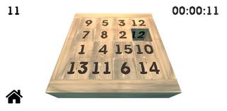 15 Puzzle 3D - пятнашки 3D - Screenshot 1