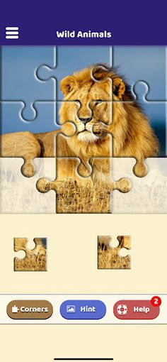 Wild Animals Jigsaw Puzzle - Screenshot 1