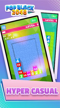 Pop Block 2048 - Cube Merge - Screenshot 1