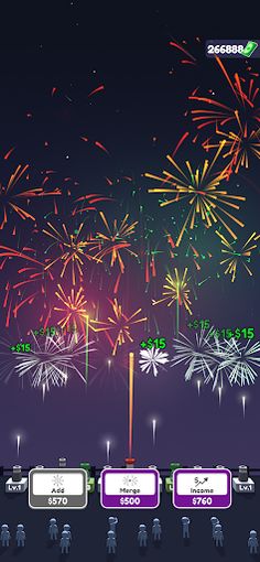 Fireworks Idle 3D - Screenshot 2