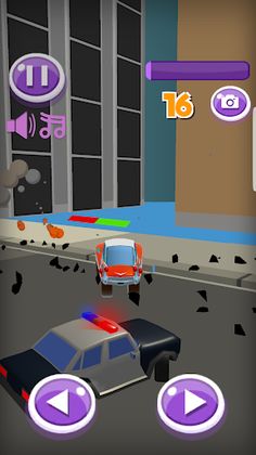 Car Demolition Police Chase 20 - Screenshot 2