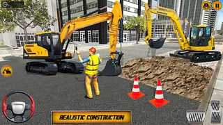 US Highway Road Construction - Screenshot 2