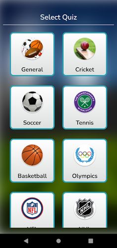 World Sports Quiz - Screenshot 2