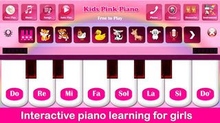 Kids Pink Piano - Screenshot 1