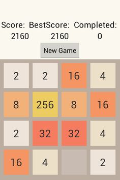 2048 game - Screenshot 4