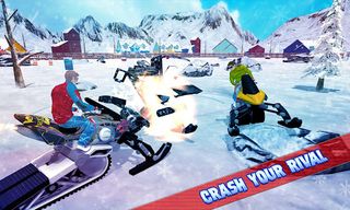 Snowmobile Derby car Mad Skill - Screenshot 2