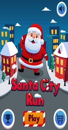 Santa City Run Expert Game - Screenshot 1