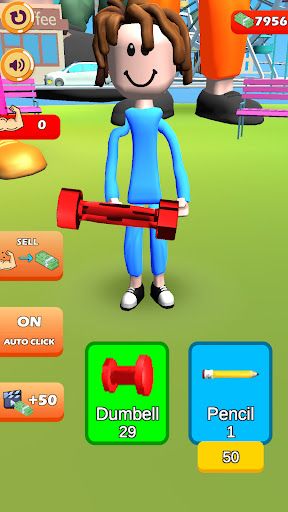 Roblock Gym Clicker: Tap Hero - Screenshot 2