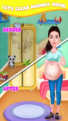 Pregnant Mommy : Mom Care Game - Screenshot 2