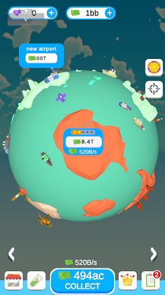 Idle Plane World 3D - Screenshot 1