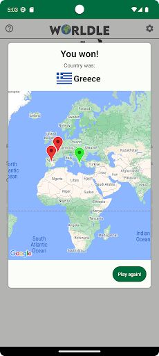Worldle - Country Guess - Screenshot 4