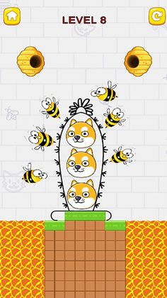 Save the dog: Bee game 3D - Screenshot 1