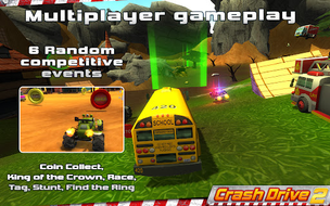 Crash Drive 2: 3D racing cars - Screenshot 1