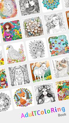 Adult Coloring Book - Screenshot 2