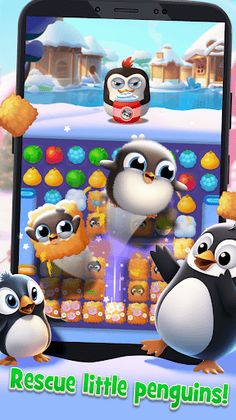 Penguin Friends Match - Screenshot 2