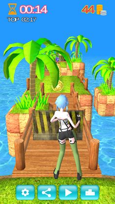 Blue Haired Girl - Screenshot 1