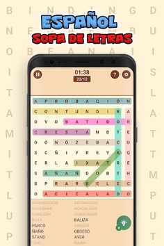 Practice Spanish! Word Search - Screenshot 2