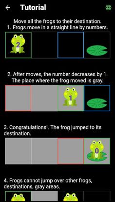 Frog Jump - Fun Puzzle Board G - Screenshot 2