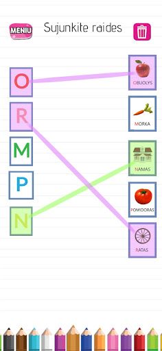 Pirmos Raidės - Screenshot 3