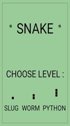 Snake - classic, retro - Screenshot 1