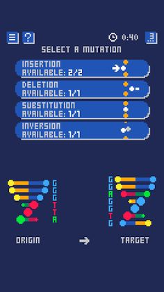 DNA Mutations Puzzles - Screenshot 1