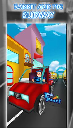 Rabbit and Pig Sabway - Screenshot 1