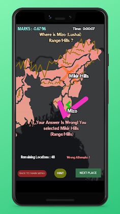 India Map Quest (Offline) - Screenshot 2