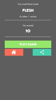 5 Letter Words (anagram game) - Screenshot 3