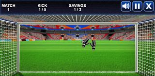Goalkeeper Training game - Screenshot 1