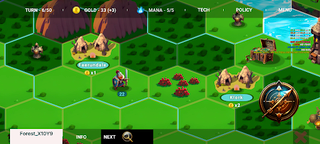 Magic And Dragons : 4X Battle - Screenshot 1