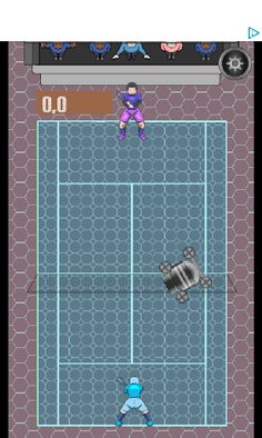 bazooka tennis - Screenshot 1